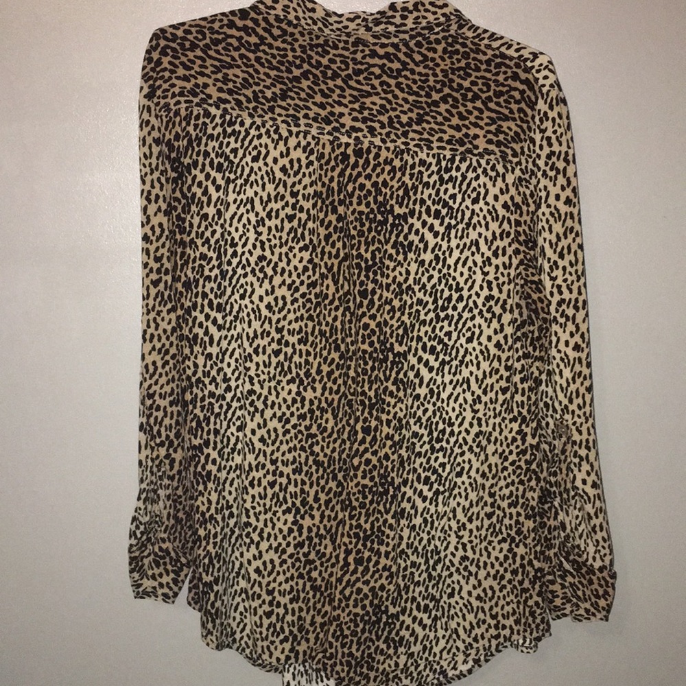 Cheetah button up - Picture 2 of 3